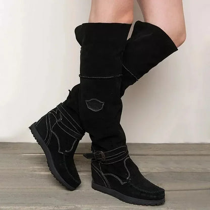 AD | Boho-inspirerade knähöga moccasinboots