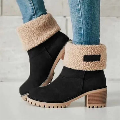 AD | Mysiga ankelboots med vikveck och klumpig klack