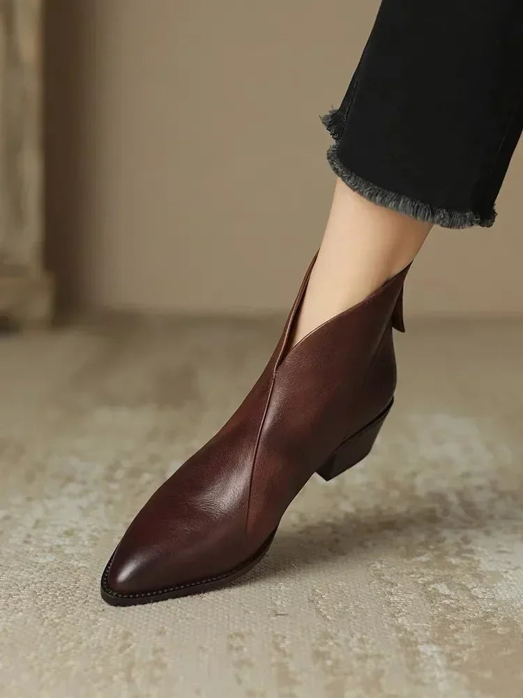 AD | Tapered ankelkänga med blockklack
