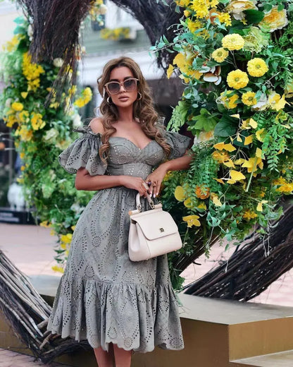 AD | Prinsessklänningar med nedhasade axlar