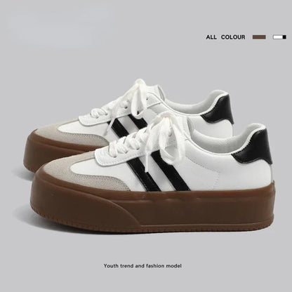 Retro Design Platfrom Shoes Women Winter Warm Shoes For Woman Luxury Thick Sole Chunky Sneakers Girls Sports Shoes
