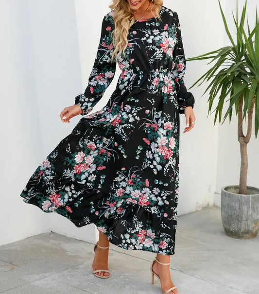 AD - Chic vårblommig klänning