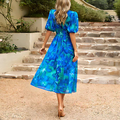 AD | Vintage glam midiklänningar med lanterninärmar