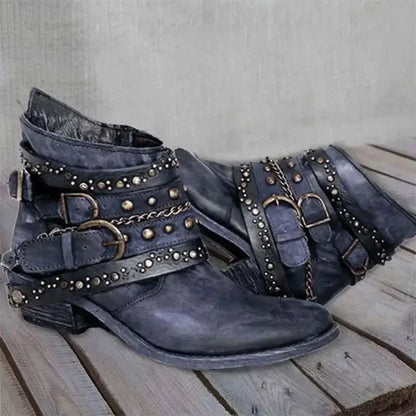 AD | Rockstar Chic dubbade ankelboots