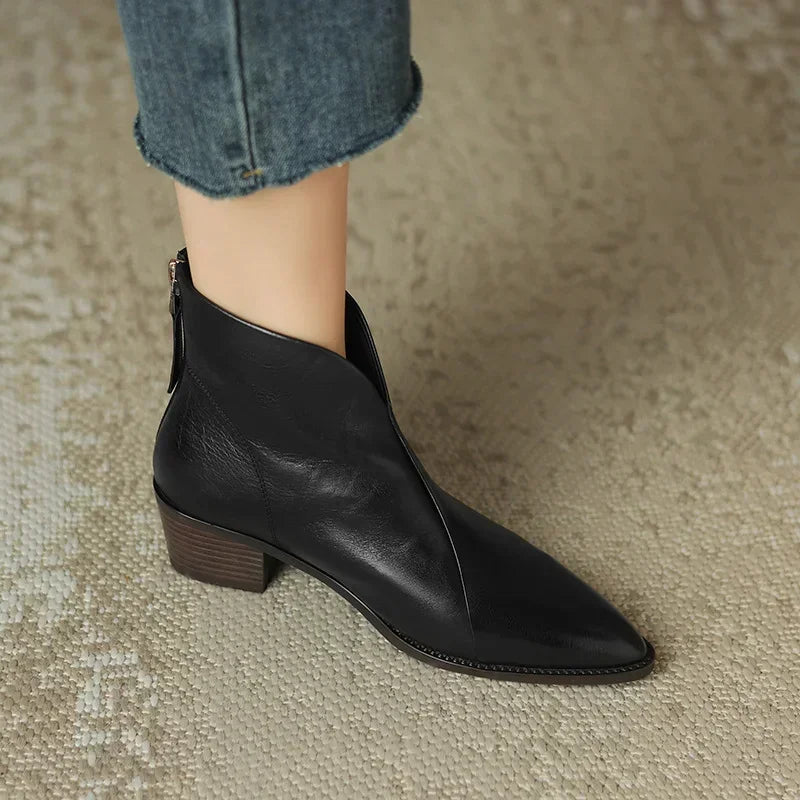 AD | Tapered ankelkänga med blockklack