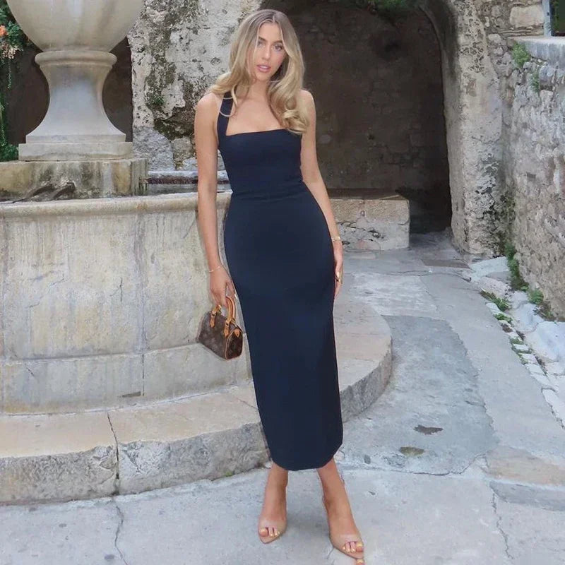 AD | Bodycon aftonklänning med en axel