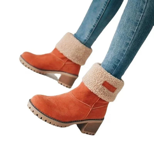 AD | Mysiga ankelboots med vikveck och klumpig klack
