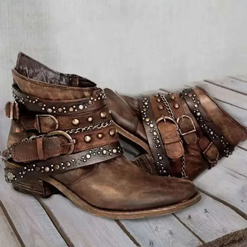 AD | Rockstar Chic dubbade ankelboots