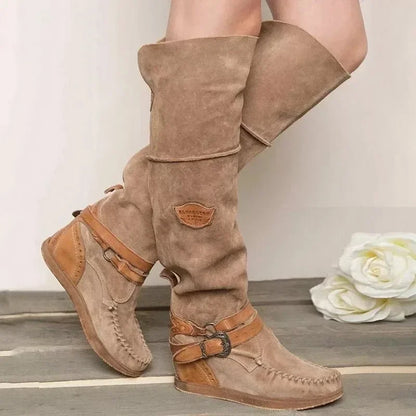AD | Boho-inspirerade knähöga moccasinboots