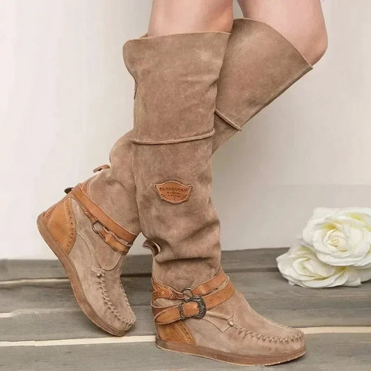 AD | Boho-inspirerade knähöga moccasinboots