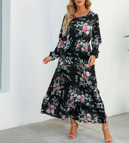 AD - Chic vårblommig klänning