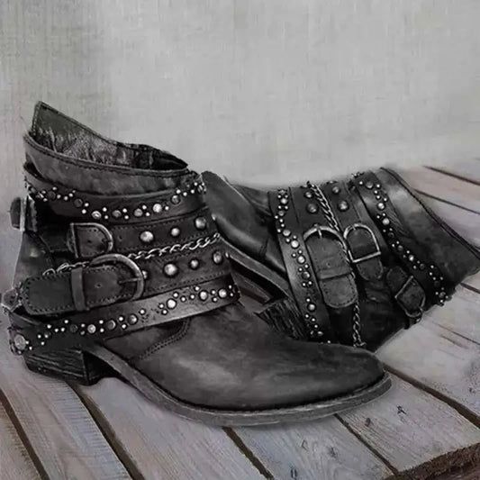 AD | Rockstar Chic dubbade ankelboots
