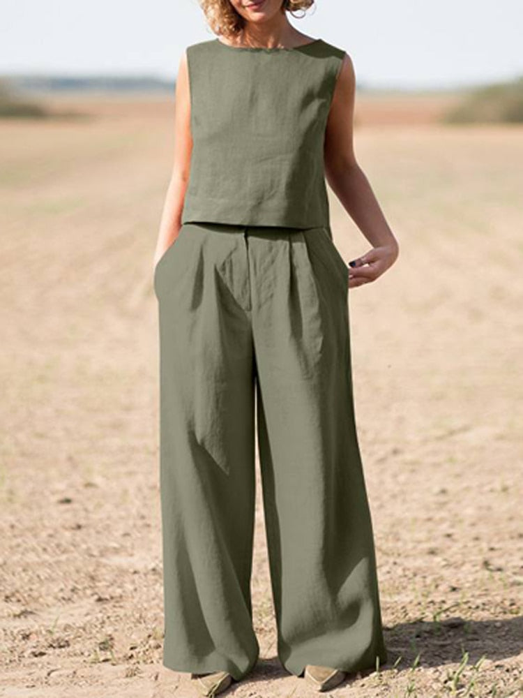 AD | GoodSet I Tvådelad jumpsuit för kvinnor