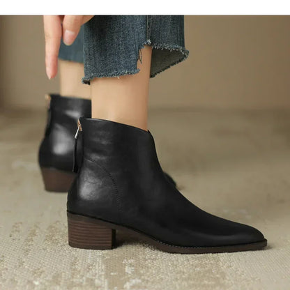 AD | Tapered ankelkänga med blockklack