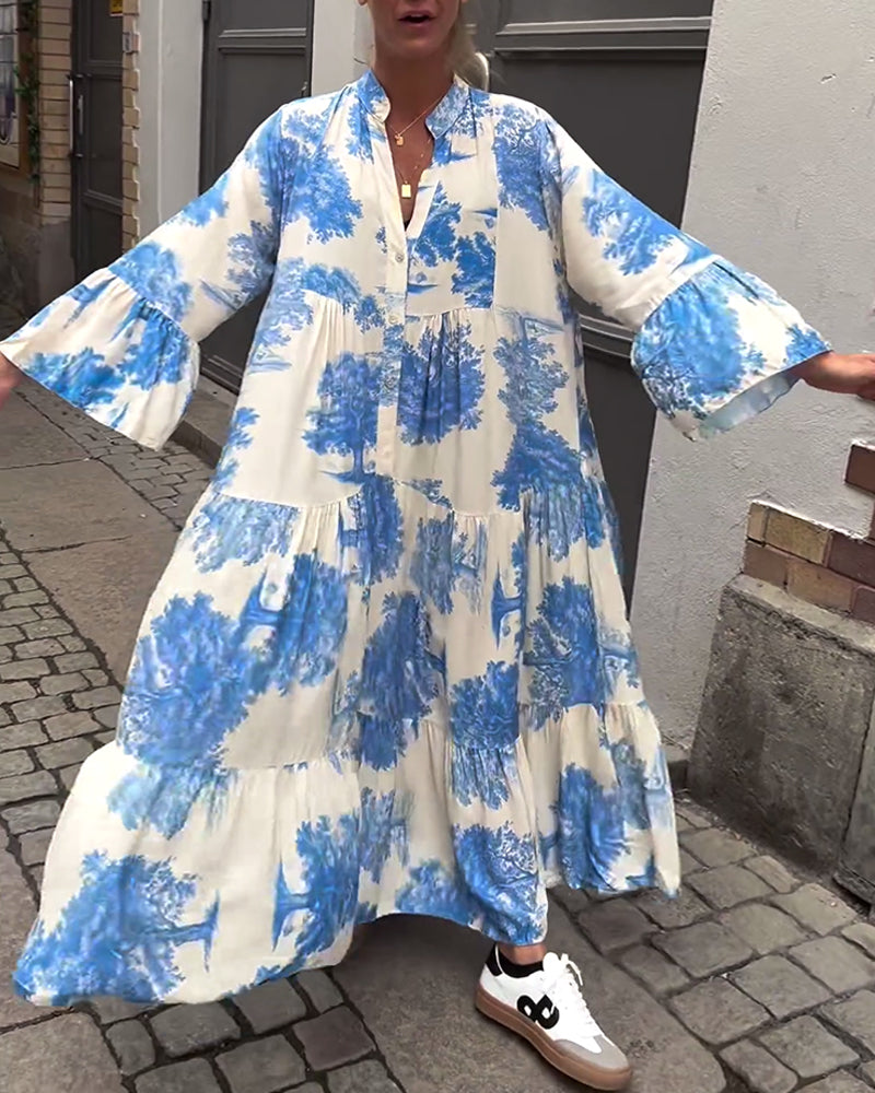 AD | Elegant, böljande klänning
