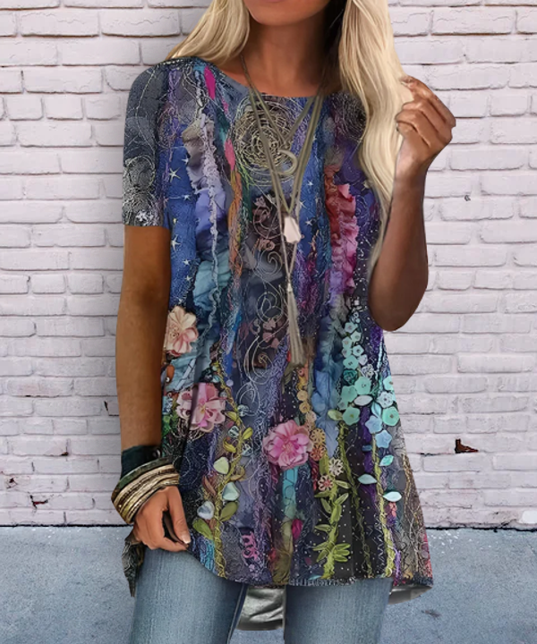 AD | Boho-inspirerad skjorta med tryck