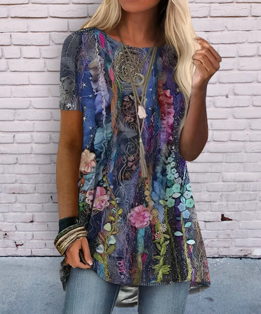 AD | Boho-inspirerad skjorta med tryck
