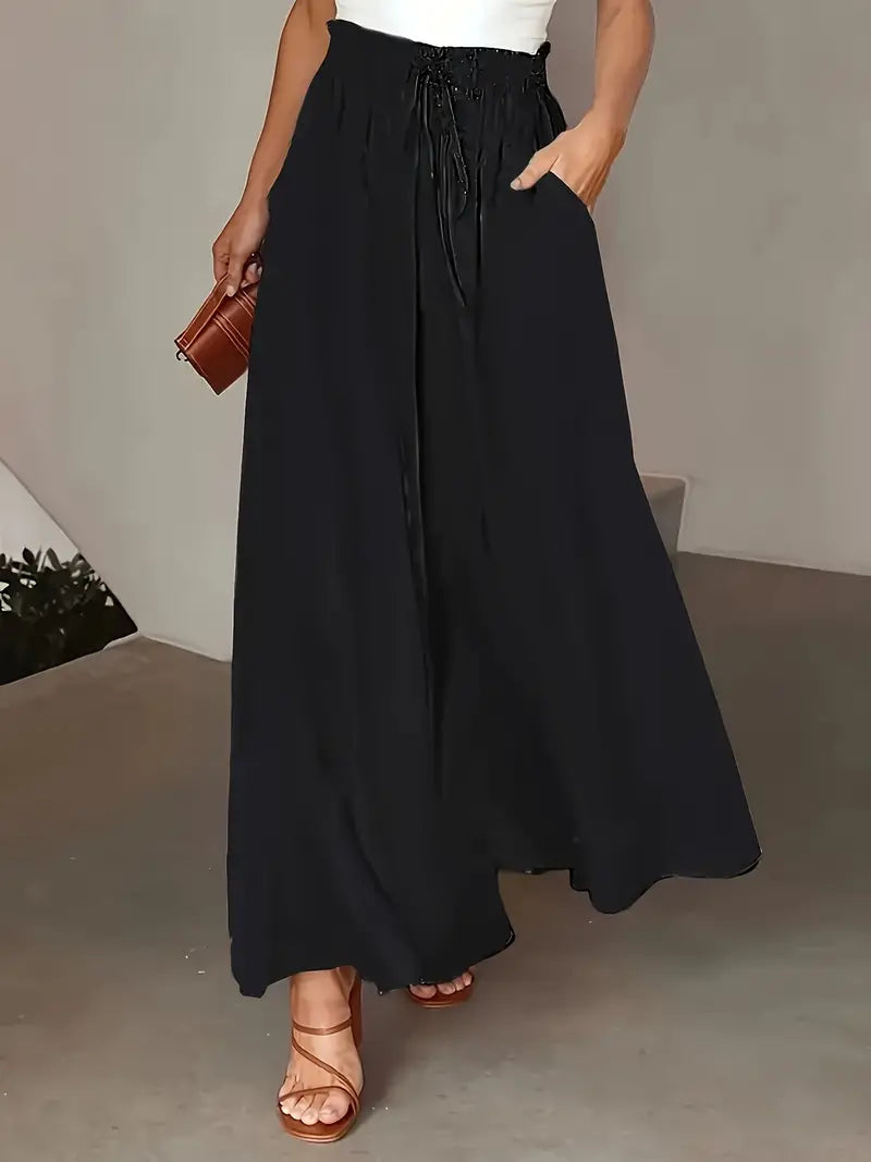 AD | Elegant och chic byxa med vida ben