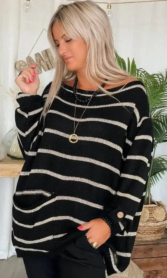 AD | Chic randig klänning