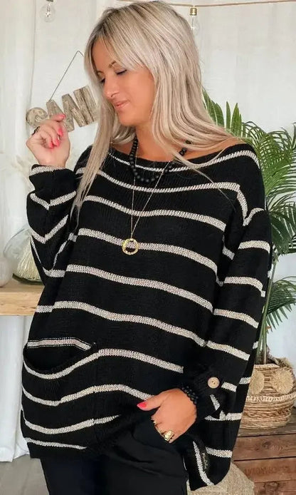 AD | Chic randig klänning