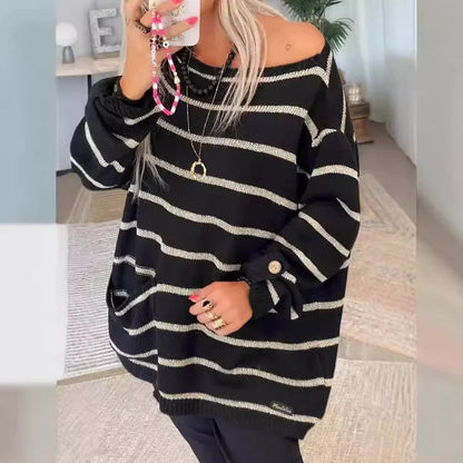AD | Chic randig klänning