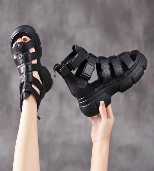 AD | Chunky gladiatorsandaler med flera remmar