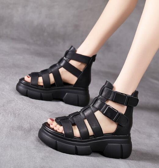 AD | Chunky gladiatorsandaler med flera remmar