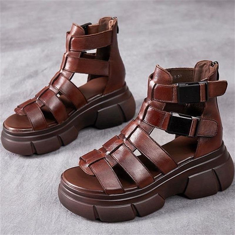 AD | Chunky gladiatorsandaler med flera remmar