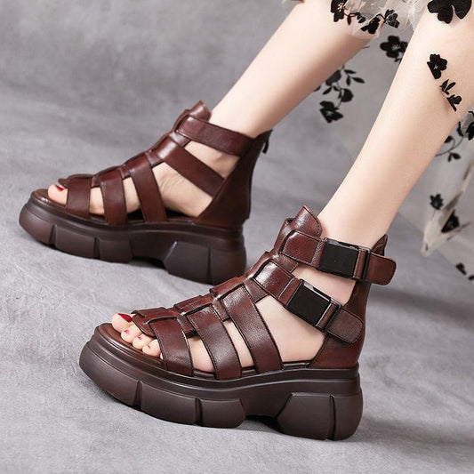 AD | Chunky gladiatorsandaler med flera remmar