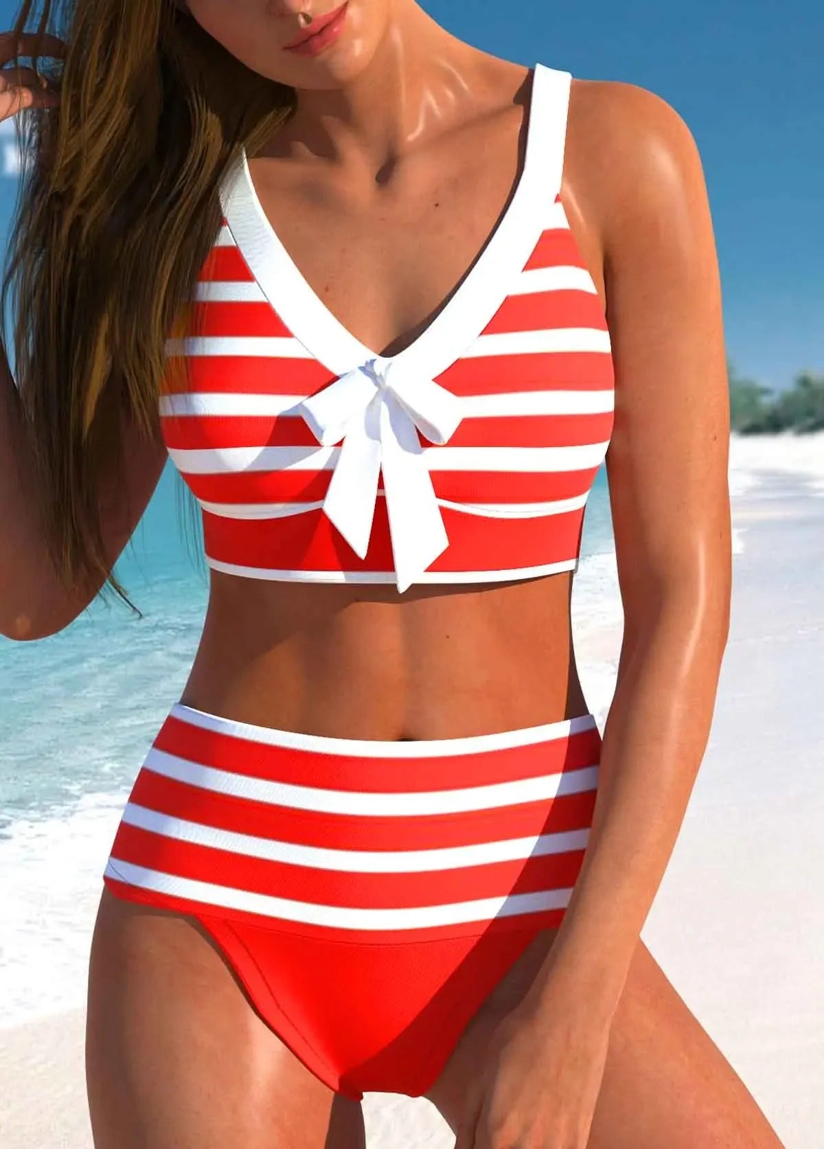 AD | Elegant färgglad sommarbikini