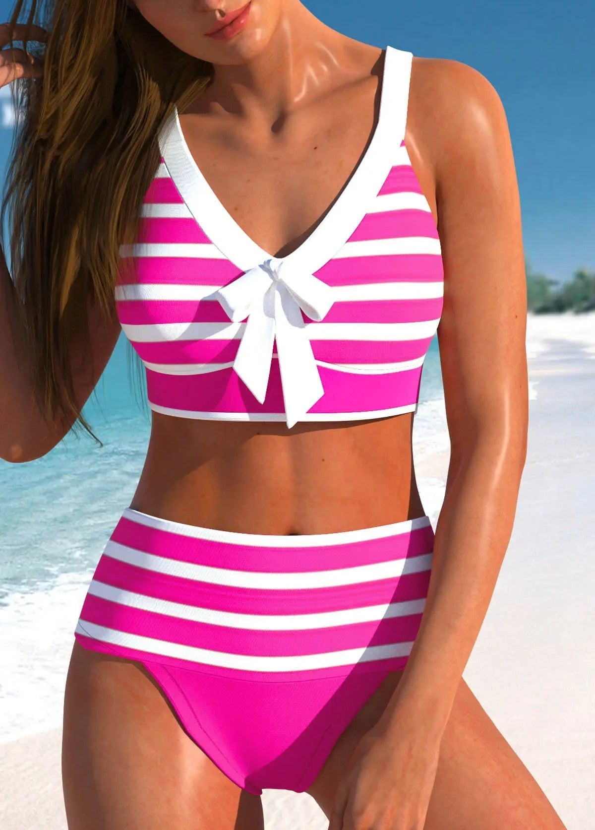 AD | Elegant färgglad sommarbikini