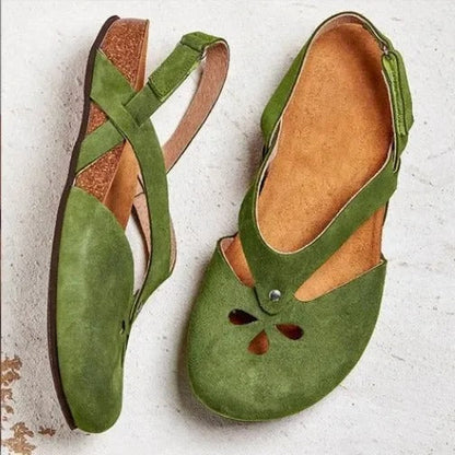 AD | Sandaler med remmar med sling-back