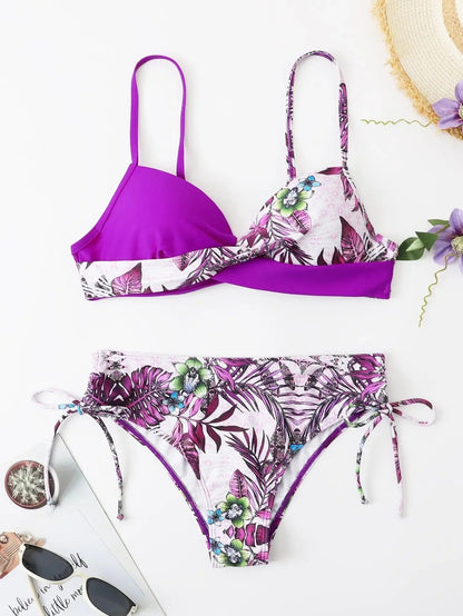 AD | Bikini med blommigt tryck