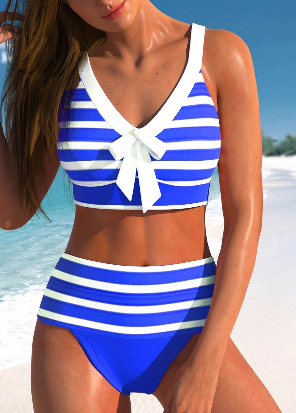 AD | Elegant färgglad sommarbikini