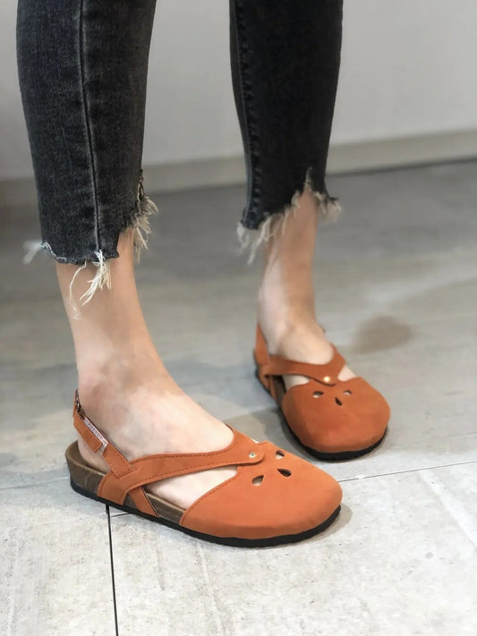 AD | Sandaler med remmar med sling-back