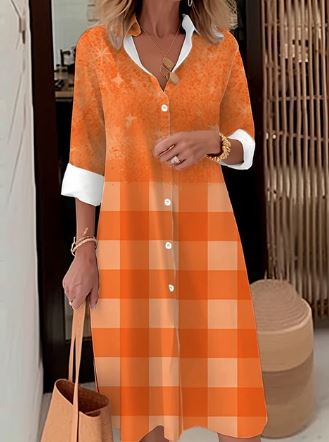 AD | Elegant skjortklänning