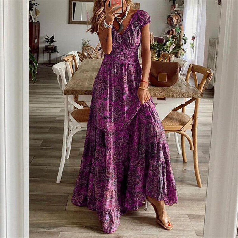AD | Connection långklänning i boho-stil