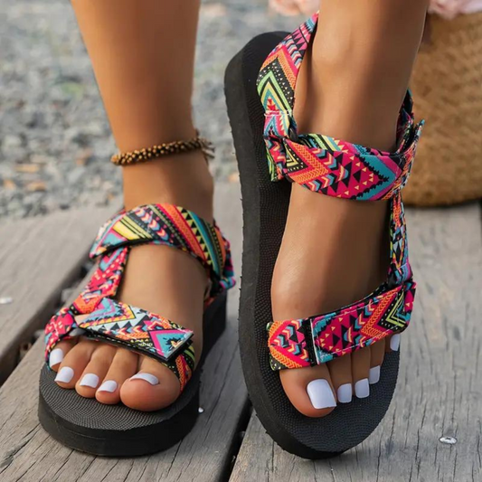 AD | | Strandsandaler i Boho-stil för kvinnor
