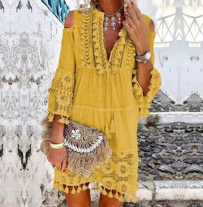 AD | Miniklänning i Boho-spets