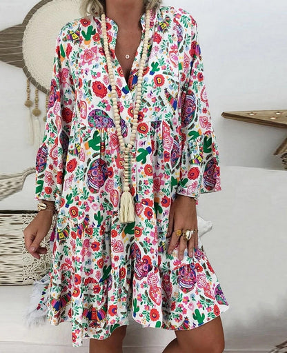 AD | Chiffongklänning i Boho-stil