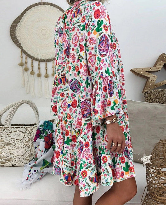 AD | Chiffongklänning i Boho-stil