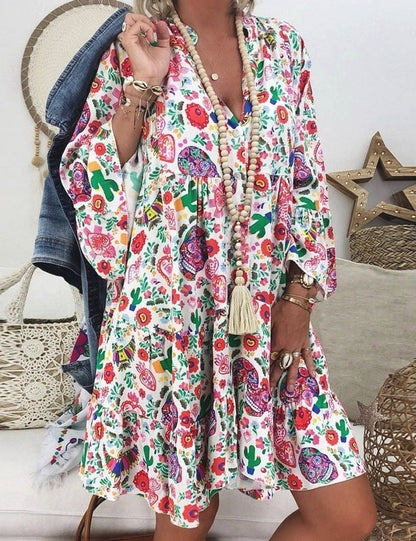 AD | Chiffongklänning i Boho-stil